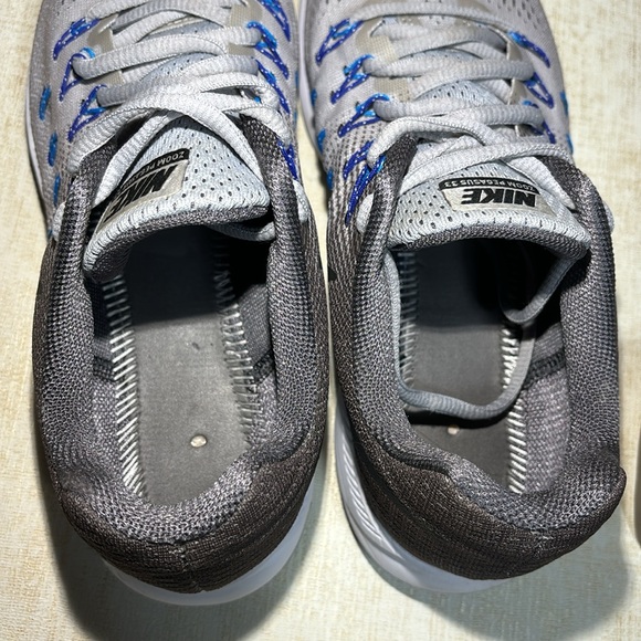 Nike Mens "Zoom Pegasus 33" Running Shoes  - Gray/Blue Sz. 7.5 - Picture 8 of 8